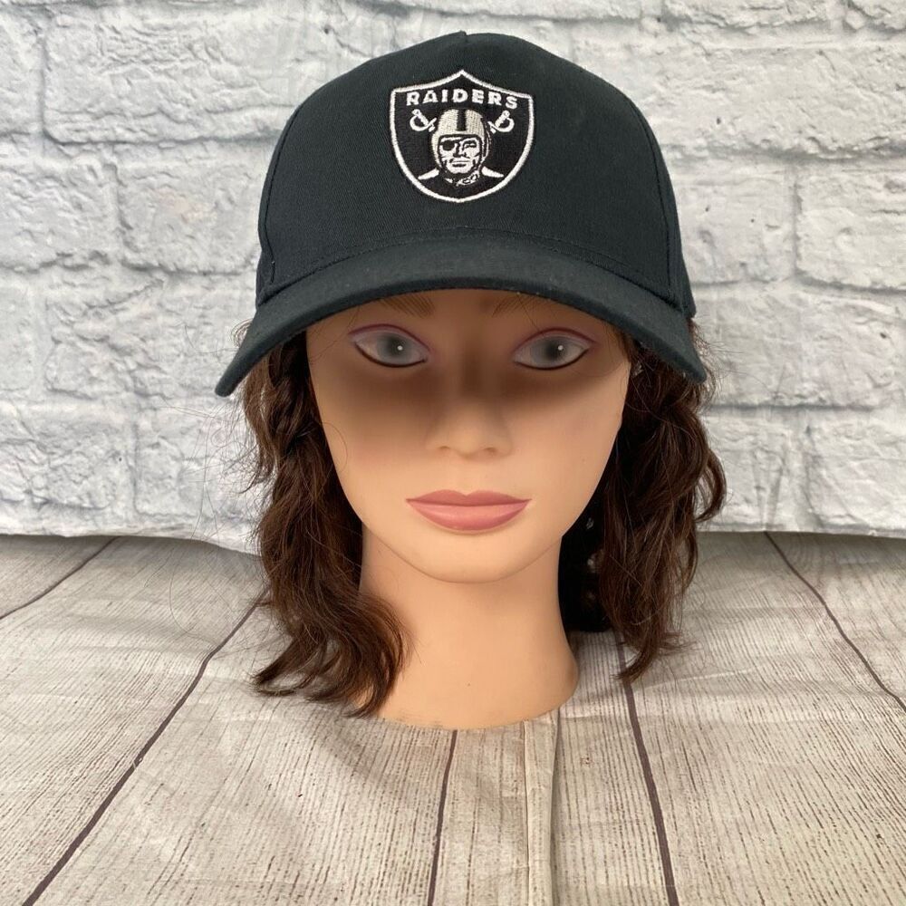 Elevate Las Vegas Raiders ONE SIZE NFL ball cap w/adjustable back strap black